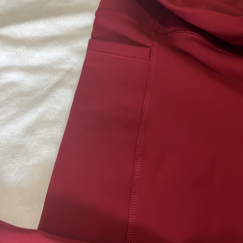 Carbon 38 Maroon 7/8 Leggings - Picture 4 of 4